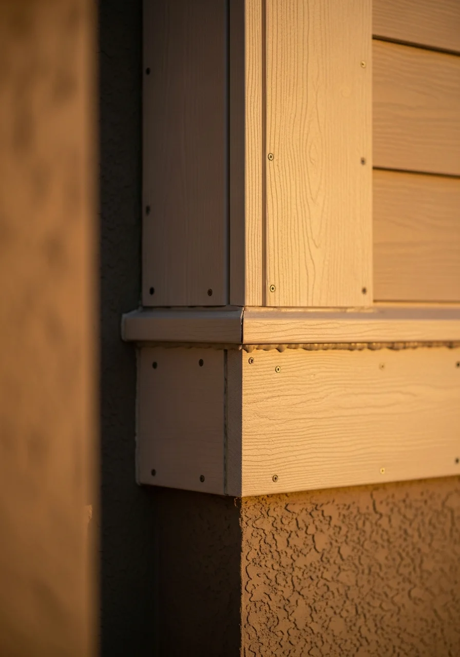 Close-up of quality exterior work on a Bradenton-area home with attention to detail.